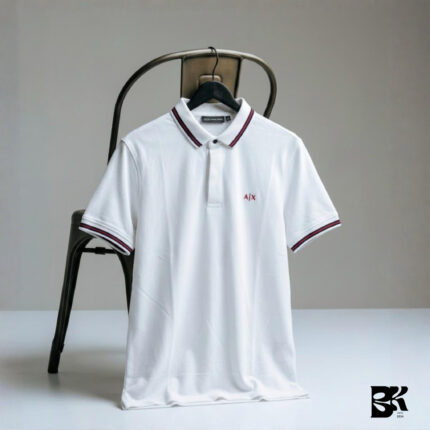 Minimalist White Polo